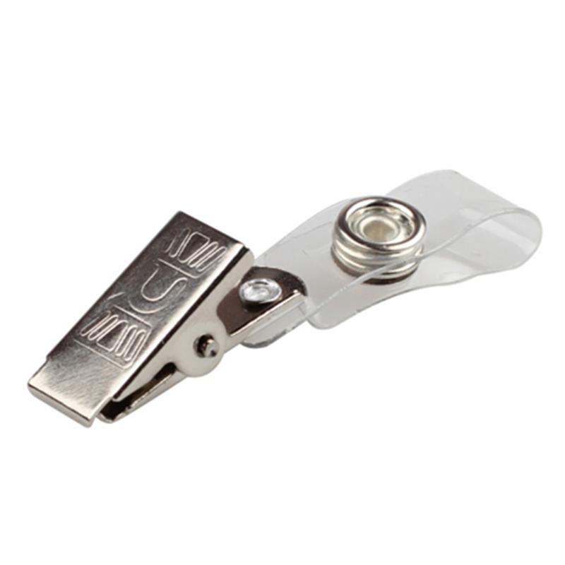 Card Woods Metal No Rusting Factory Button Chest Card Sleeve Clips Clip Certificate Chest Card Buckle Factory Card Clip Thickened Spring
