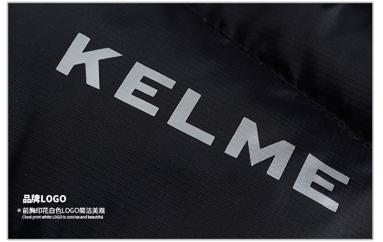 KELME Kelme Bóng đá Thể thao Xuống Áo khoác Mùa đông Đào tạo Áo dài trùm đầu Áo khoác ấm - Thể thao xuống áo khoác áo phao nữ dáng dài hàn quốc