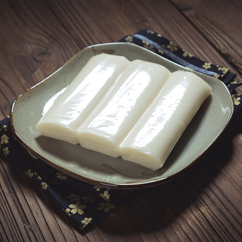 Minzhen Rice Cake Handmade White Cake 2.5kg Fujian Specialty Vacuum Packed Water-Milled White Cake Strips Hot Pot Side Dish Rice Cake Strips