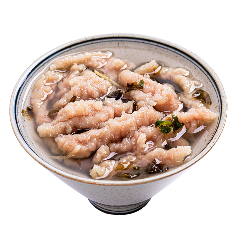 Fuding Meat Slices Semi-Finished Gourmet Snack Internet-Famous Instant Food Wenzhou Lean Meat Balls Pork Paste Soup Commercial Fujian Specialty