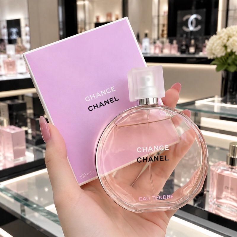 CHANEL Encounter Perfume New 50ml Pink Green Yellow Series Gentle Light Fragrance 100ml Strong Fragrance Gift Box