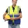 Áo phản quang áo vest xây dựng công nhân vệ sinh huỳnh quang an toàn xây dựng quần áo dạ quang áo khoác đi đêm tùy biến áo phản quang 3m