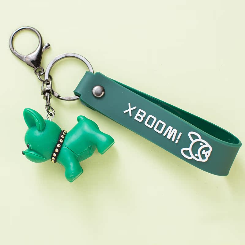 GreenFadou puppy Key buckle bullfight Shiba Inu Key chain the republic of korea lovely puppy Doll originality lovers Pendant