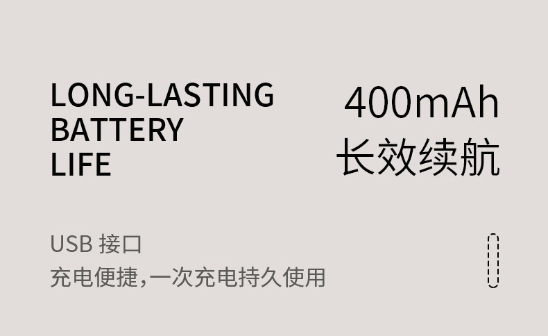 FaSoLa 便携式封口机 白色一个 真空封口 充电迷你 手压式零食塑料袋热密封神器
