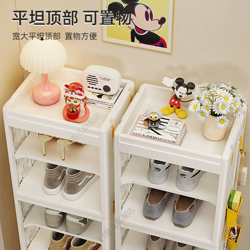 Полка для обуви, многослойная домашняя дверь, съемный складной шкаф для обуви, аренда общежития, компактная простая полка для хранения обуви