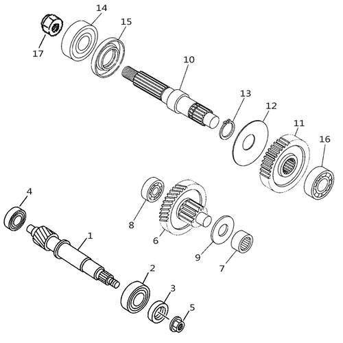 Оригинальный завод Yamahaf Jixing Rs Rs Lingying 100 Set of Rashission Box Wass Transmission Sear Уплотнение уплотнение
