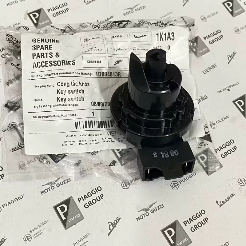 Piaggio Vespa Sprint Gts300 6-Day Medley Ignition Switch Electric Lock Connector Switch