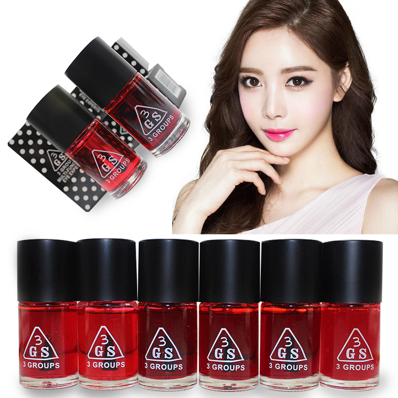 Hàn Quốc son môi 3GS cắn môi trang điểm son môi lỏng màu hồng cam nhuộm môi chất lỏng không thấm nước son môi lỏng không tẩy trang son bóng - Son bóng / Liquid Rouge 	son bóng jennie	