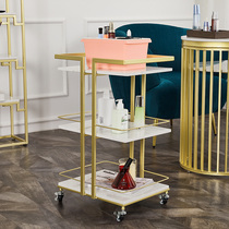 Beauty cart trolley beauty salon special nail salon tool car cosmetics storage mobile shelf