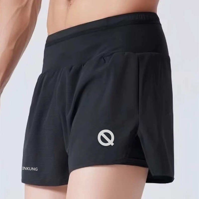 Lightweight Official Marathon Running Shorts with Lining, Quick-Drying, Unisex, with Back Waist Pouch for Phone, Lightweight and Fast-Drying
