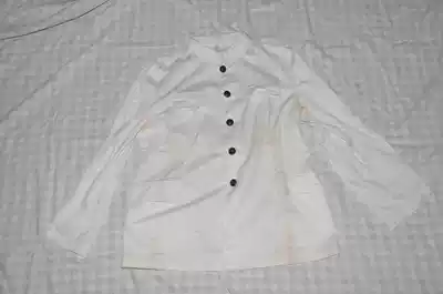 Soviet model new 55 Navy officer cadre Fu No. 2 white twill coat coat 101 factory 58 years Yellow Spot