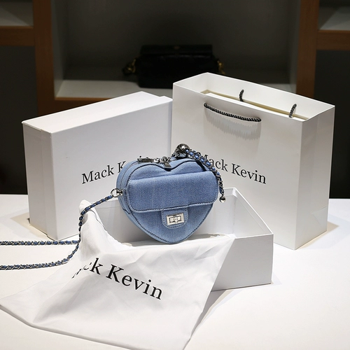 Дизайнерская джинсовая небольшая цепь, небольшая сумка, Гонконг