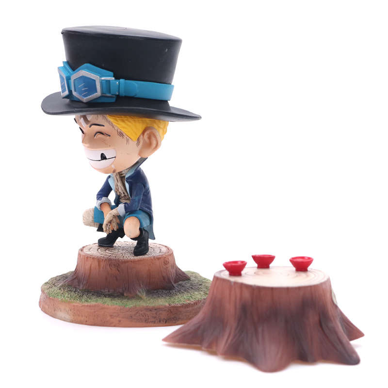 Anime ngoại vi One Piece Vua hải lý Thời thơ ấu Băng Saab Doll Hand Model Baby Boy Doll Doll - Capsule Đồ chơi / Búp bê / BJD / Đồ chơi binh sĩ búp be lol omg