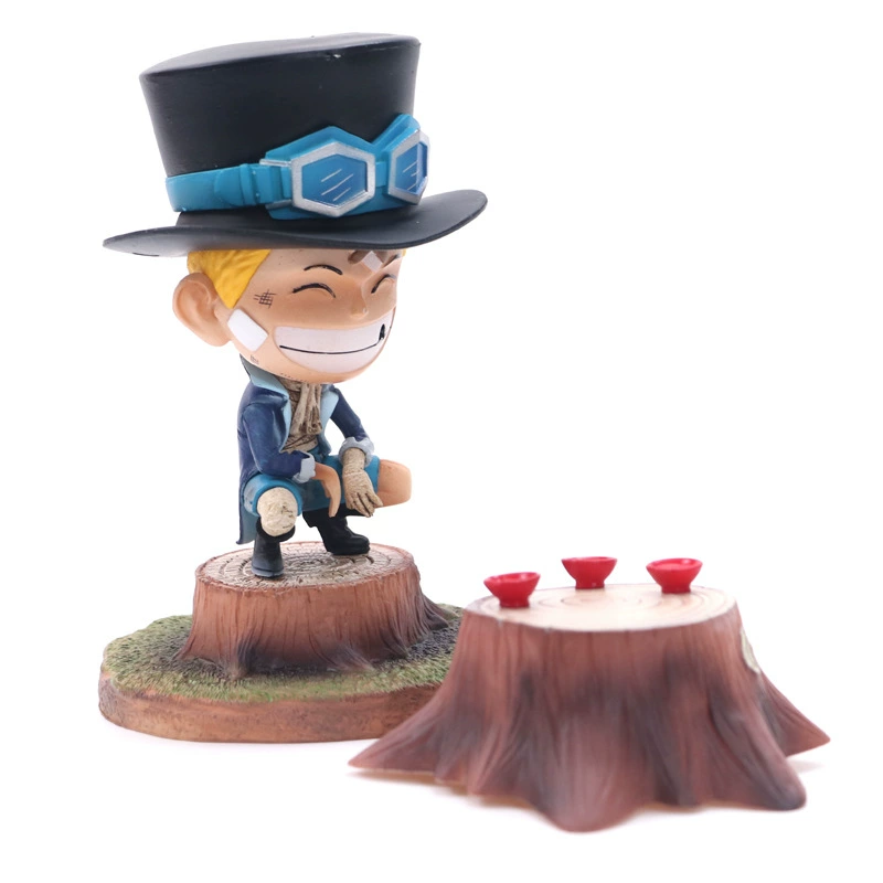 Anime ngoại vi One Piece Vua hải lý Thời thơ ấu Băng Saab Doll Hand Model Baby Boy Doll Doll - Capsule Đồ chơi / Búp bê / BJD / Đồ chơi binh sĩ