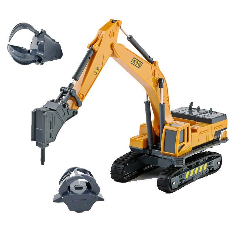 Ancient Macsee Crusher Toy Car Drill Ground Machine Gravel Truck Gravel Car Repair Road Car Boy Child Engineering Car Model