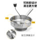 Stainless steel grinder manual mixing potato mashed rice paste processor baby food supplement vegetable grinder vegetable grinder