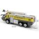 Alloy Airport Fire Truck Model Children's Toy Car Engineering Vehicle Model Boy's Toy with Sound and Light Simulation Durable
