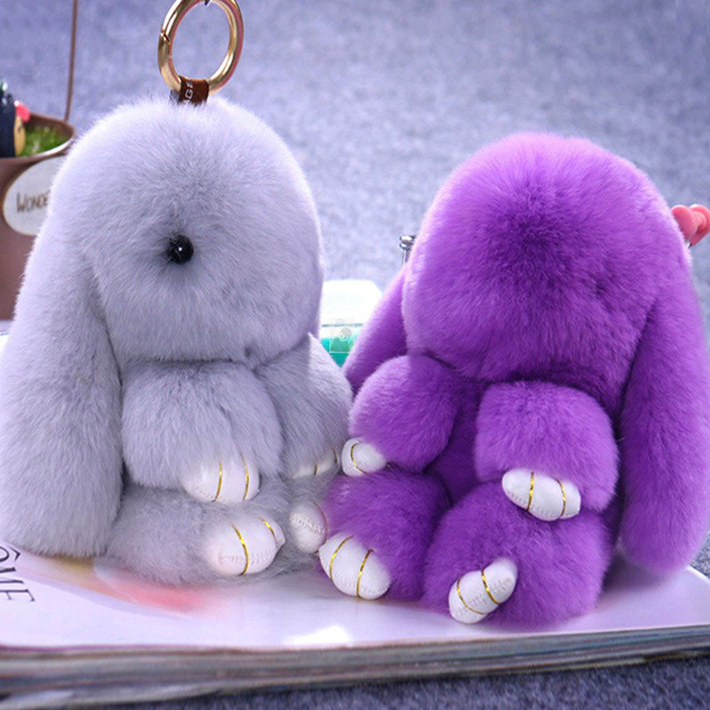 Ancient Macsee Purple Rabbit Doll Korea Cute Rabbit Doll Small Rabbit Toy Phone Hanging Accessories Paparazzi Long Ear