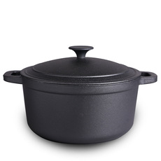 Посуда для тушения 铸铁炖锅铸铁汤锅无涂层加厚铁锅手工生铁炖锅煲汤锅具电磁炉通用