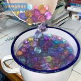 Звездное небо, красочные Биг Мак, хрустальные детские бусины, нетоксичные, большие водные детские бусины Биг Мак, детские пузыри, очень большие водные детские бусины, нетоксичные