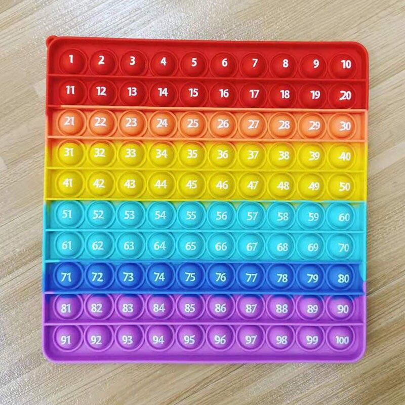 Креативные игрушки для детей 彩虹硅胶手指按按泡泡乐popit玩具大灭鼠先锋包包fidget解压神器 Gumahus