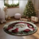 Рождественский круглый коврик – 13