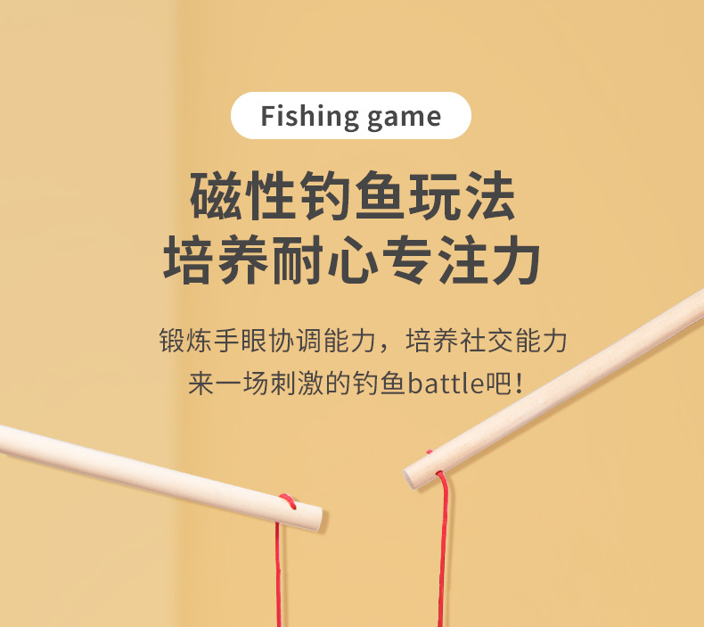 Trò chơi câu cá cho bé trai và bé gái 3-5 tuổi Đồ chơi câu cá từ tính rèn luyện khả năng tập trung của trẻ bài tập phối hợp tay-mắt bộ đồ chơi câu cá cho bé