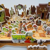 Растения против зомби, трехмерная головоломка, игрушка, безопасная игра-головоломка, в 3d формате, семейный стиль, мозговой штурм