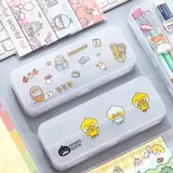 Прозрачный матовый пенал, свежие канцтовары, пластиковая коробка для хранения для школьников