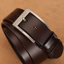 男士皮带真皮头层牛皮针扣腰带