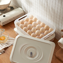 Fridge Egg intake box Single-layer kitchen Home Eggs Box Food Grade Preservation box with lid rectangular
