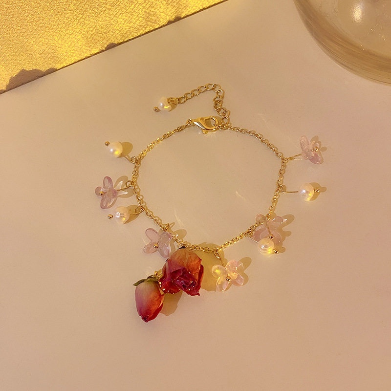 Cloud Thinking Spring Color Super Fairy Jr. Rose Senior Sensation Wedding Bridesmaid Group Wrist Florist Bracelet Bracelet-Taobao
