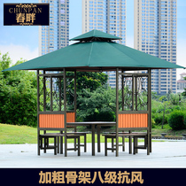 Cool Pavilion Outdoor Iron Art Pavilions Villa Courtyard Garden Terrace Casual Tea Water Kiosk Farmhouse Music Outdoor Sun Shelter