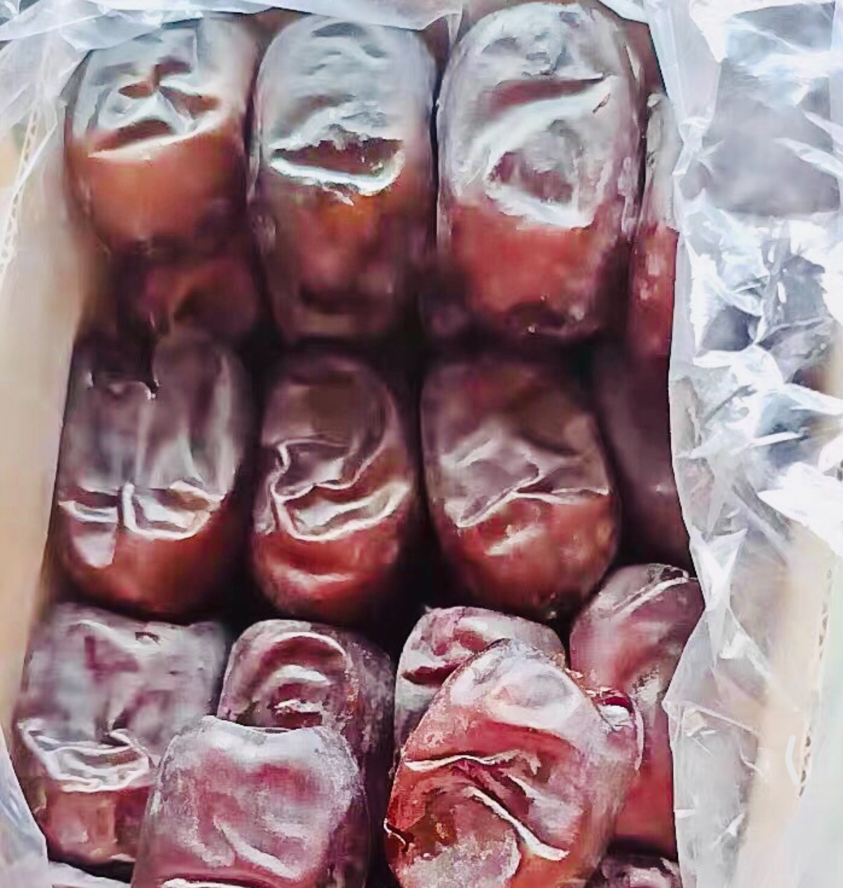 Iran dates CROWN Mai Shikang Iranian black soft dates 500g-600g red fresh candied dates