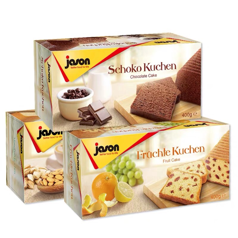 Germany's Jason vanilla chocolate cake breakfast chocolate chip vanilla cake 400g