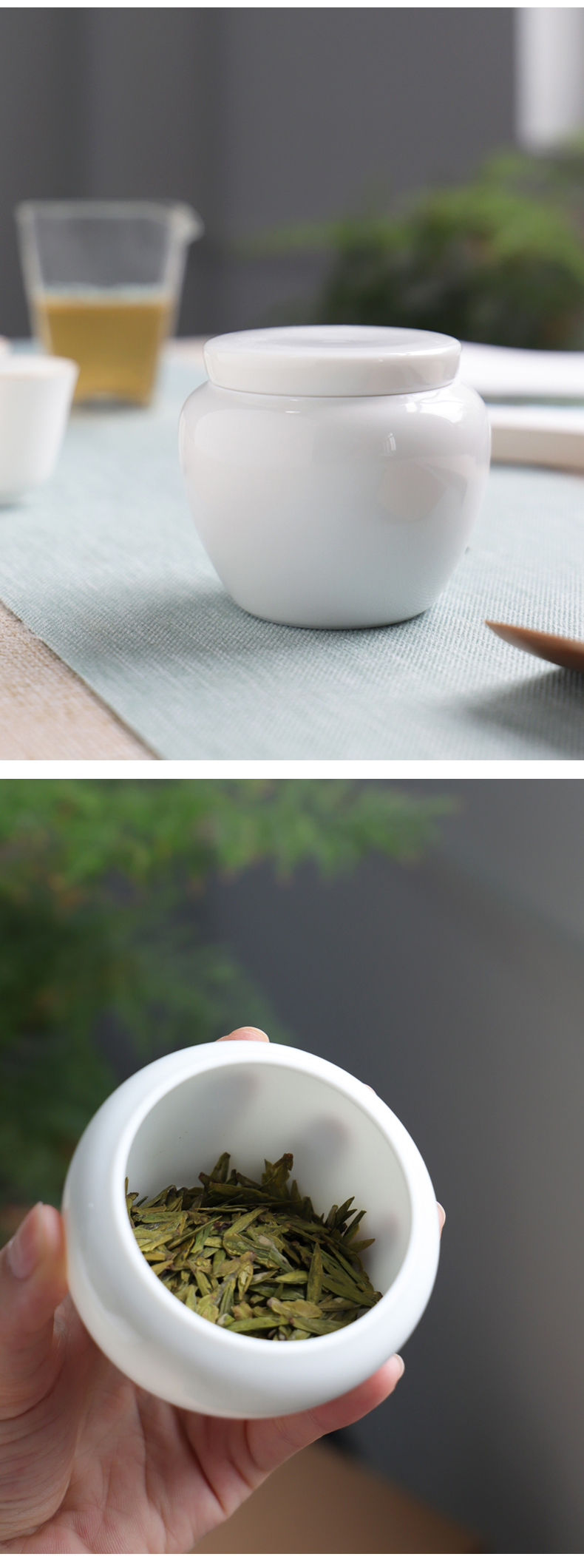 Jingdezhen flagship stores in Chinese ceramic tea pot small pure color portable tea reserviors creative mini