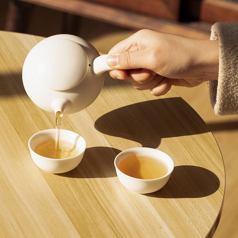 Jingdezhen ceramics by hand shadow green home upset against the hot tea accessories fair keller cup tea separation