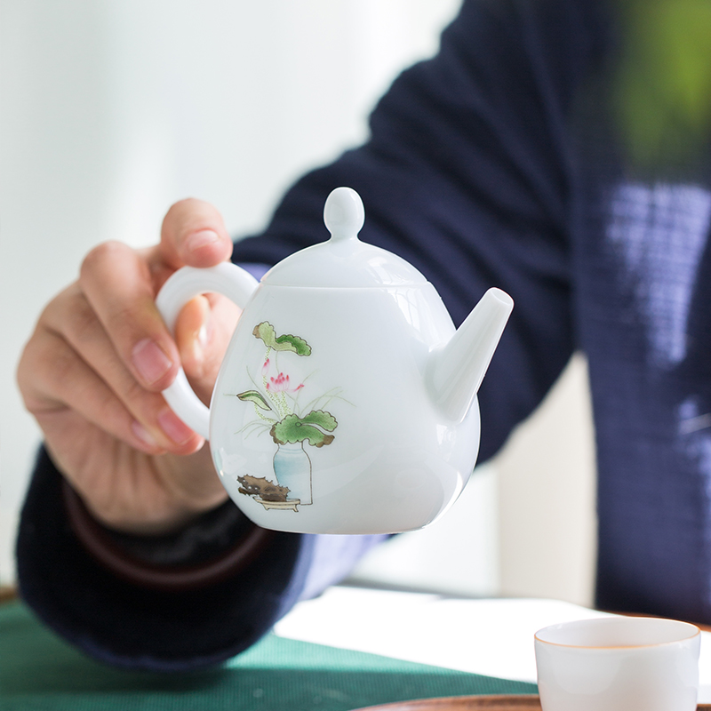 Jingdezhen official flagship store ceramic kung fu tea set to soak up the teapot tea set of the sample tea cup