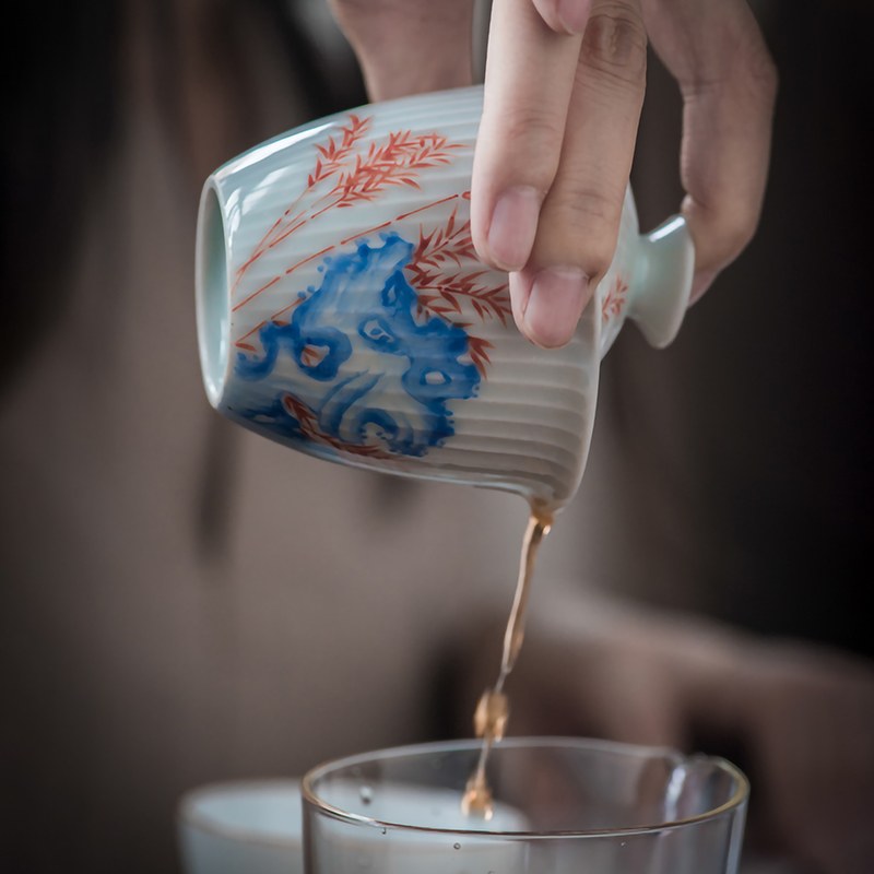 Jingdezhen ceramic tureen flagship store hand - carved hand - made tureen individual glaze new household bowl is in use