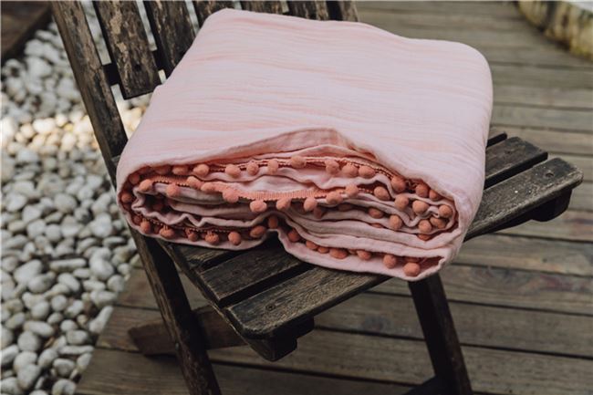 Chăn bông gạc ba lớp nhuộm màu Nhật Bản màu đơn giản điều hòa không khí đơn giản chăn điều hòa mùa hè chăn sofa - Ném / Chăn chăn lông cuu