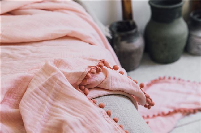 Chăn bông gạc ba lớp nhuộm màu Nhật Bản màu đơn giản điều hòa không khí đơn giản chăn điều hòa mùa hè chăn sofa - Ném / Chăn chăn lông cáo