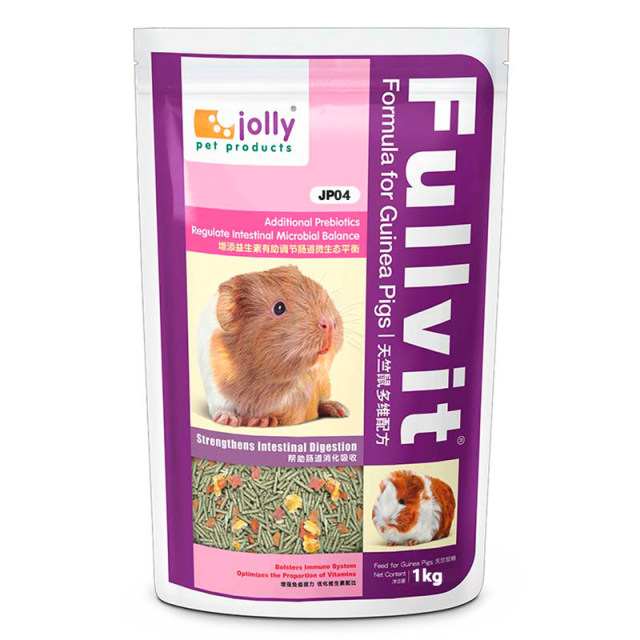 ການຫຸ້ມຫໍ່ໃຫມ່ Hong Kong JOLLY multi-vitamin guinea pig food guinea pig food 1kgJP04