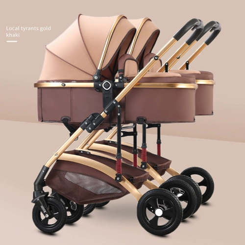 Коляска для близнецов, детский съёмный складной велосипед тандем с сидением, официальный флагманский магазин