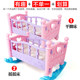 Doll toy bed children girl princess doll room large imitation realistic crib play house cradle plastic bed