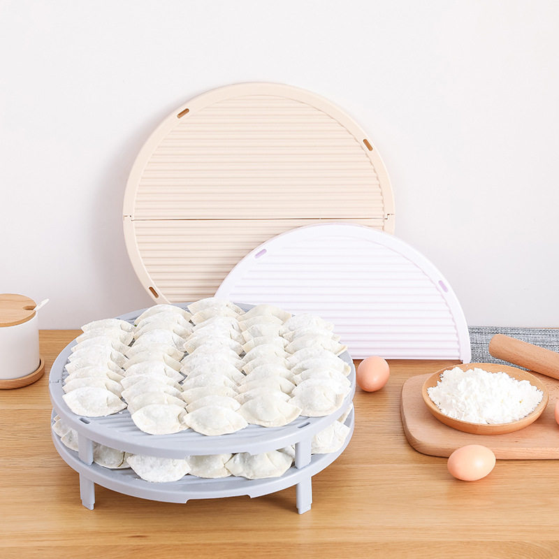 Foldable dumpling curtain, pasta single-layer cover pad, household dumpling placemat cover curtain, dumpling tray