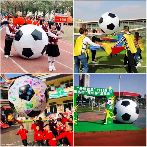 Очень большой надувной футбол, пляжная игрушка для детского сада, 1.5м, семейный стиль
