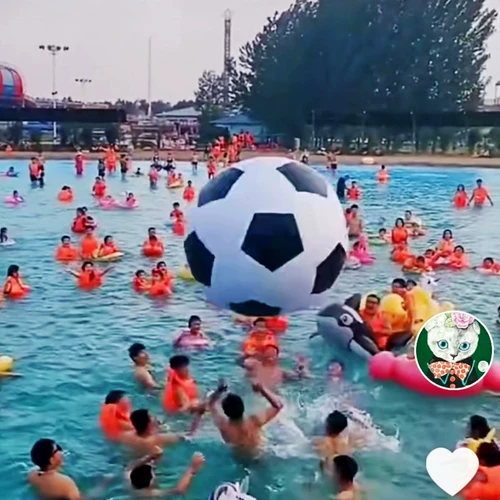 Очень большой надувной футбол, пляжная игрушка для детского сада, 1.5м, семейный стиль