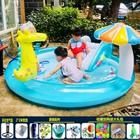 Крокодиловый пруд+ручной насос+подарочный пакет+подушка