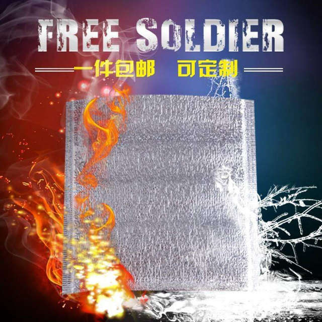 Tinfoil insulation bag packaging home food delivery bag thermal freezer bag packaging bag barbecue transport aluminium film foam