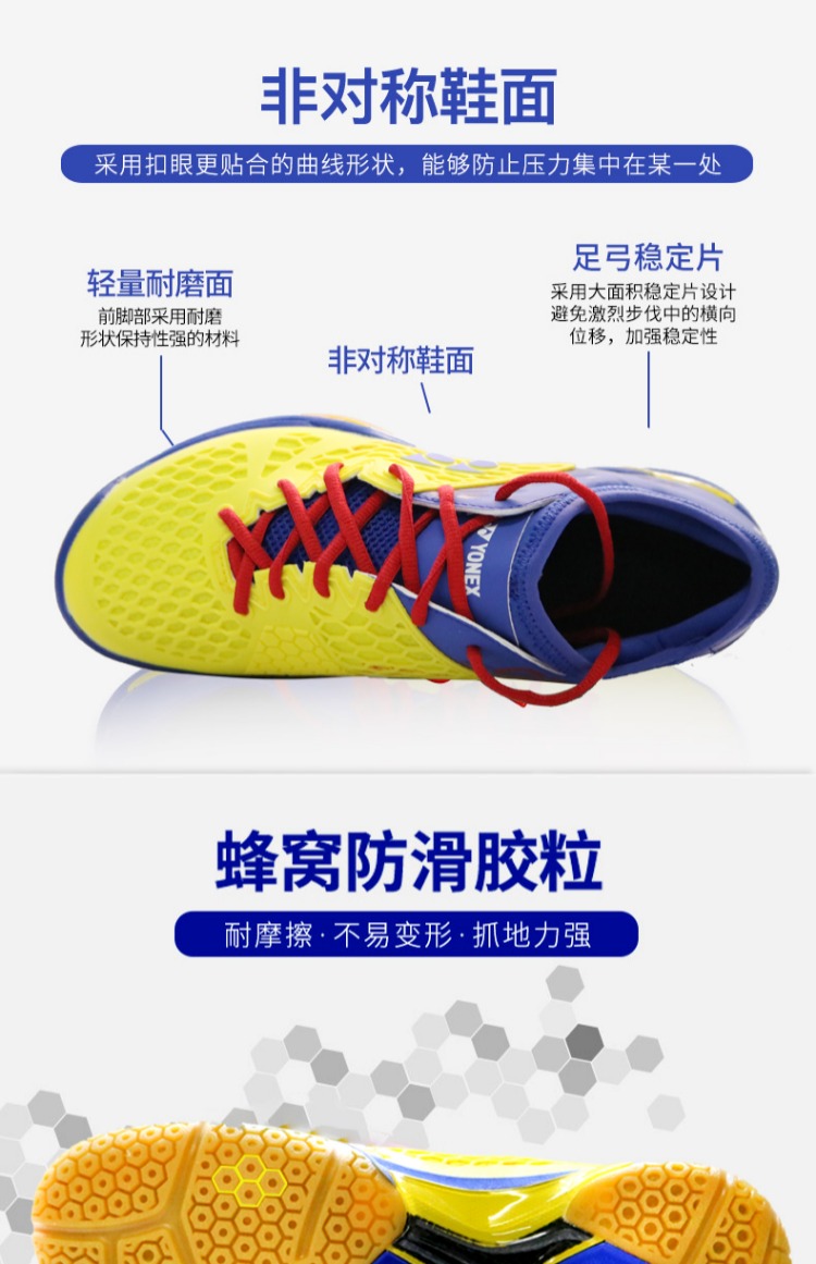 YONEX Giày cầu lông chính hãng Yonex Giày nam siêu nhẹ thoáng khí SHB03ZMEX Li Zongwei ủng YY - Giày cầu lông giày lining cầu lông